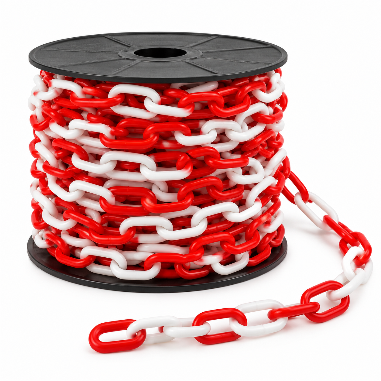 Red & White Plastic Warning Chain